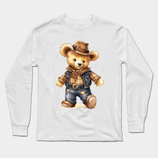 Teddy bear Cowboy. Long Sleeve T-Shirt